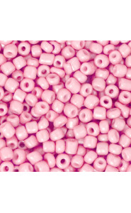 Seed beads 8/0 (3mm) Carnation pink